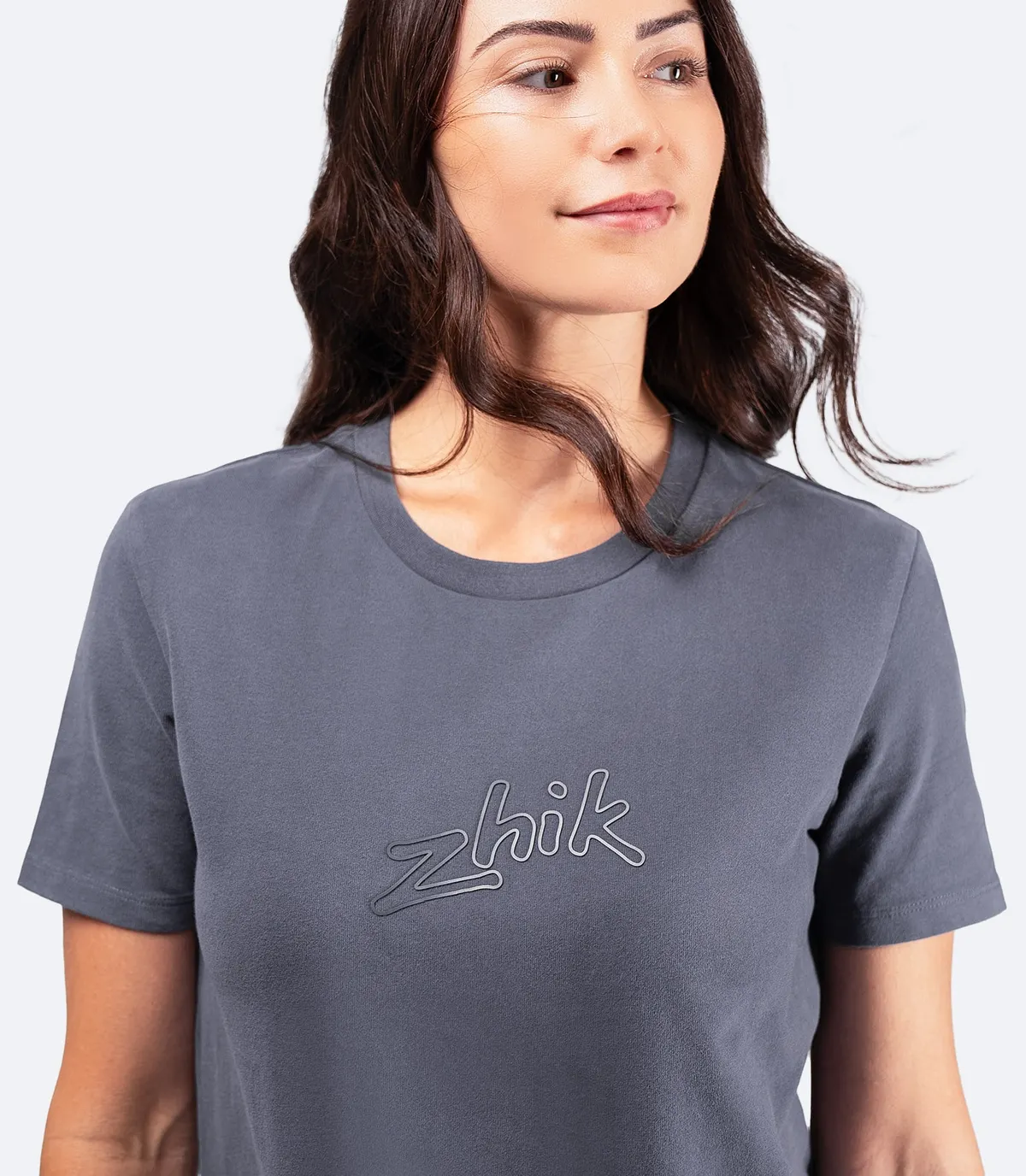 Womens Zhik 3D Logo Tee - Navy, image 3