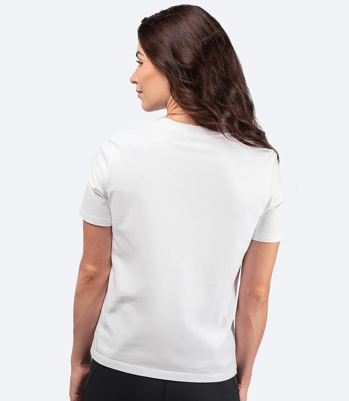 Womens Zhik 3D Logo Tee - White, image 3