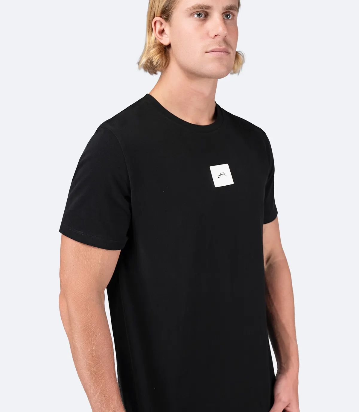 Mens Square Print Tee - Black, image 4