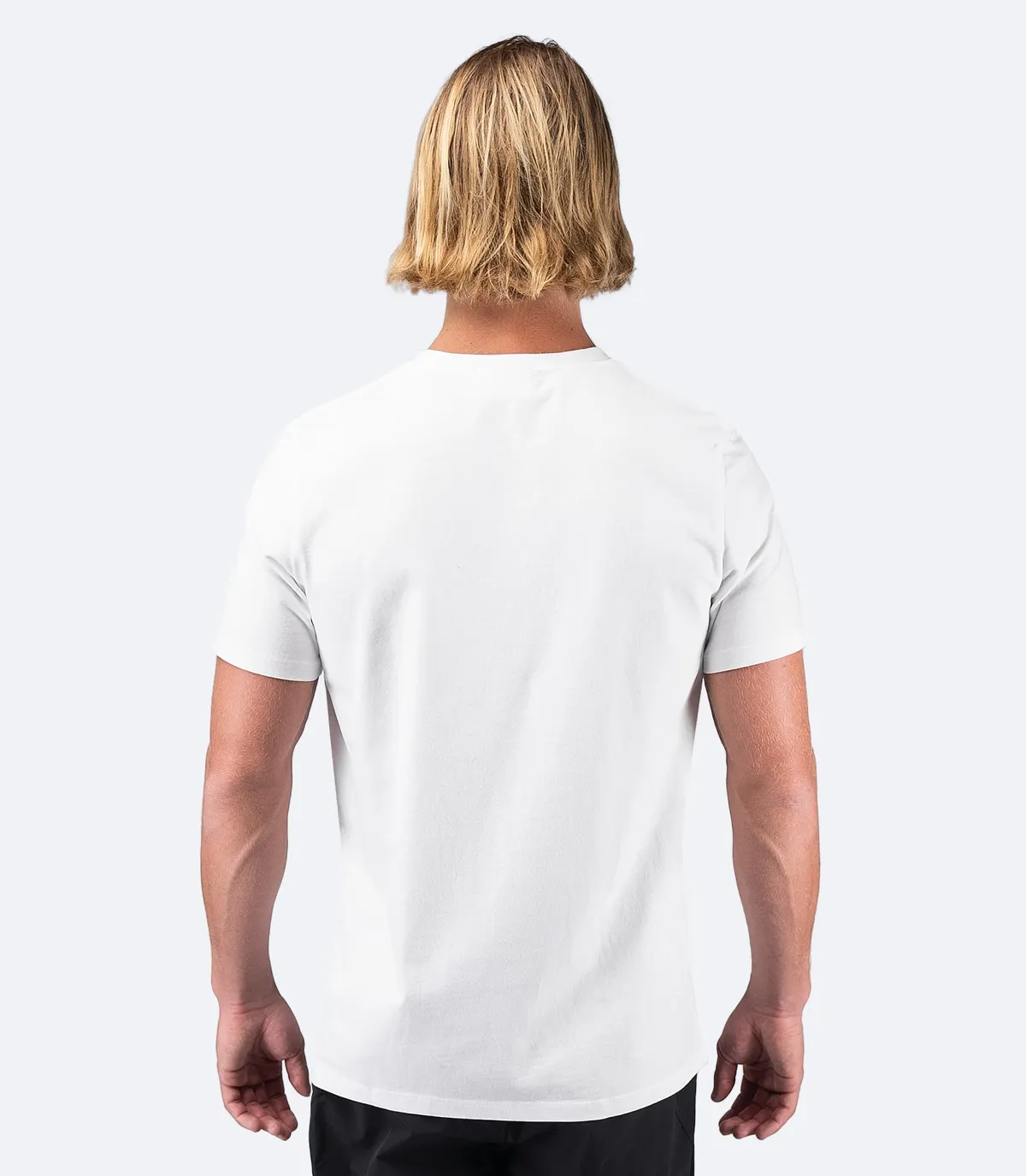 Mens Square Print Tee - White, image 3