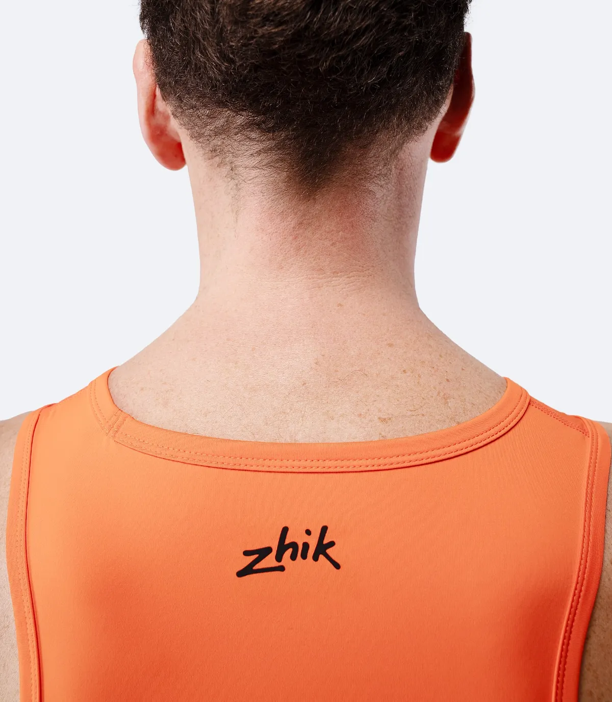 Men's Eco Spandex LT Race Singlet - Flame Red, image 4