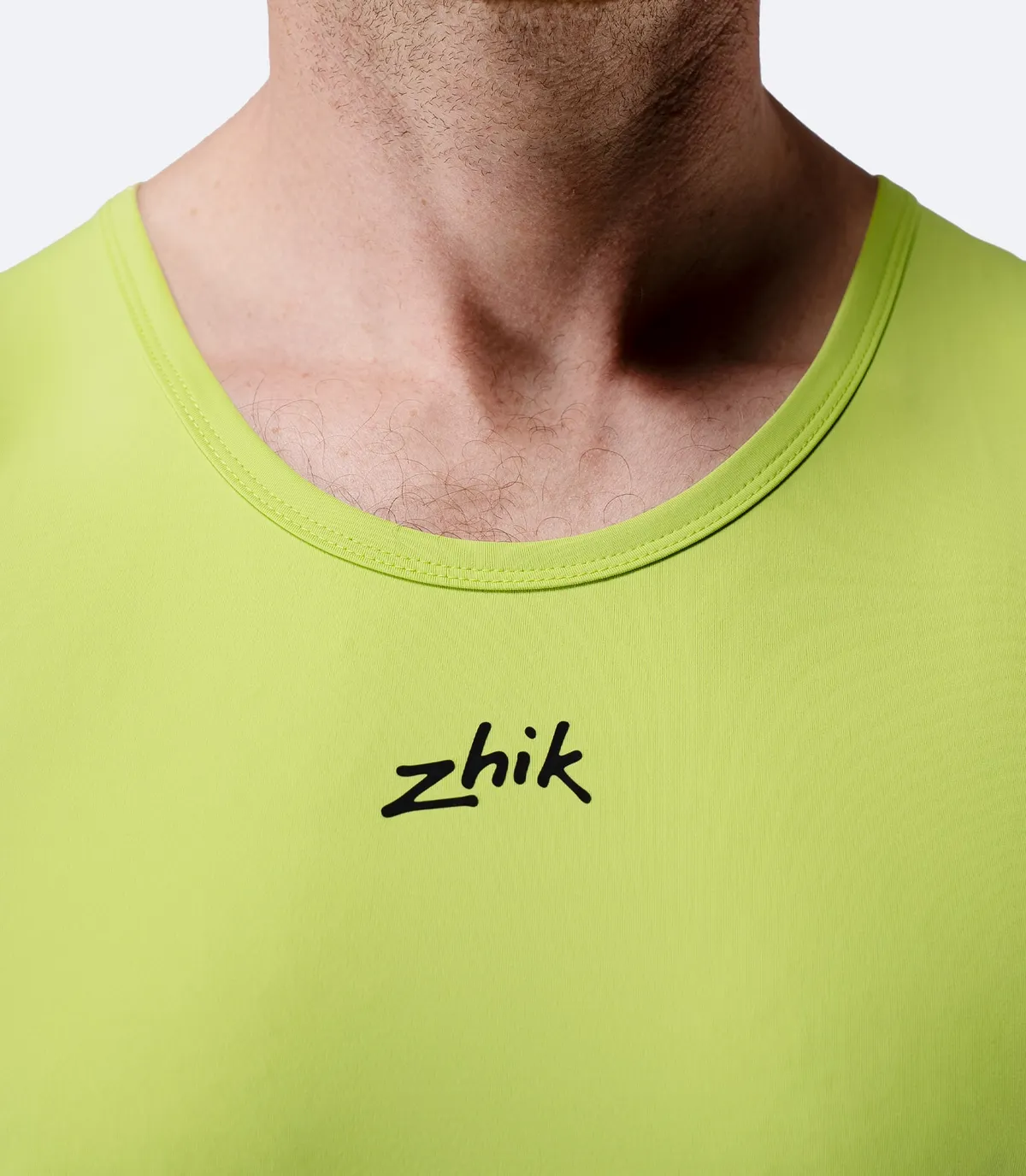 Men's Eco Spandex LT Race Singlet - Lime, image 5