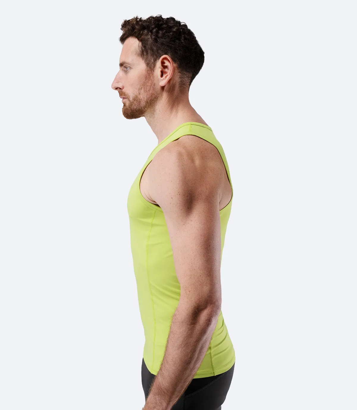 Men's Eco Spandex LT Race Singlet - Lime, image 3