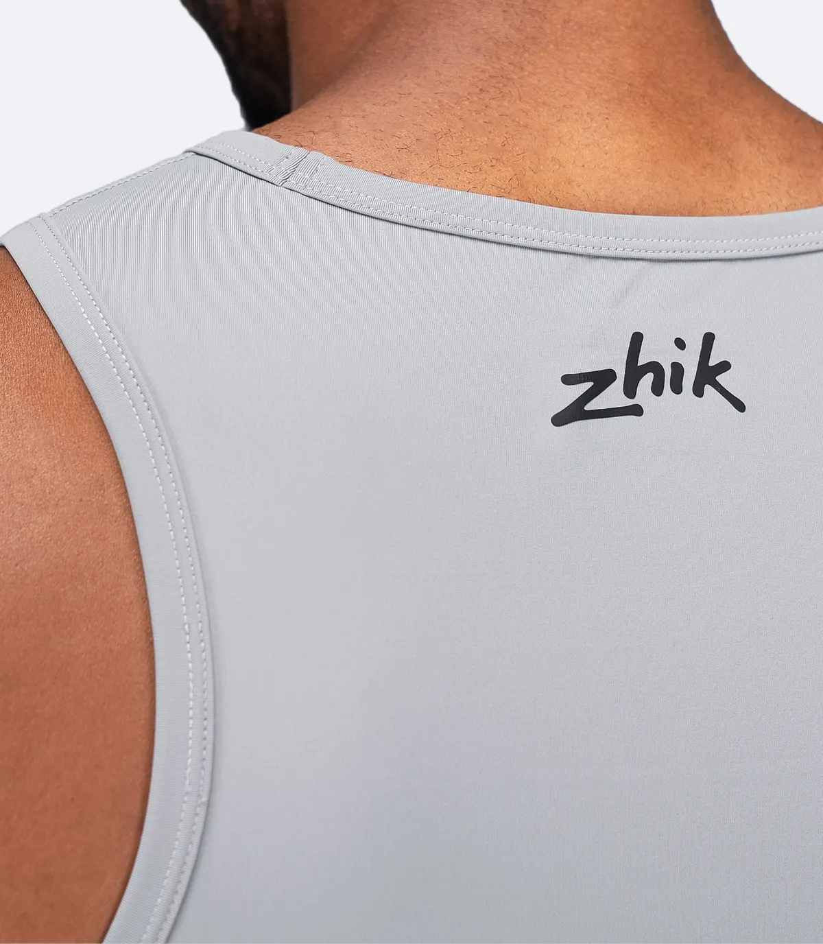 Mens Eco Spandex LT Race Singlet - Platinum, image 6