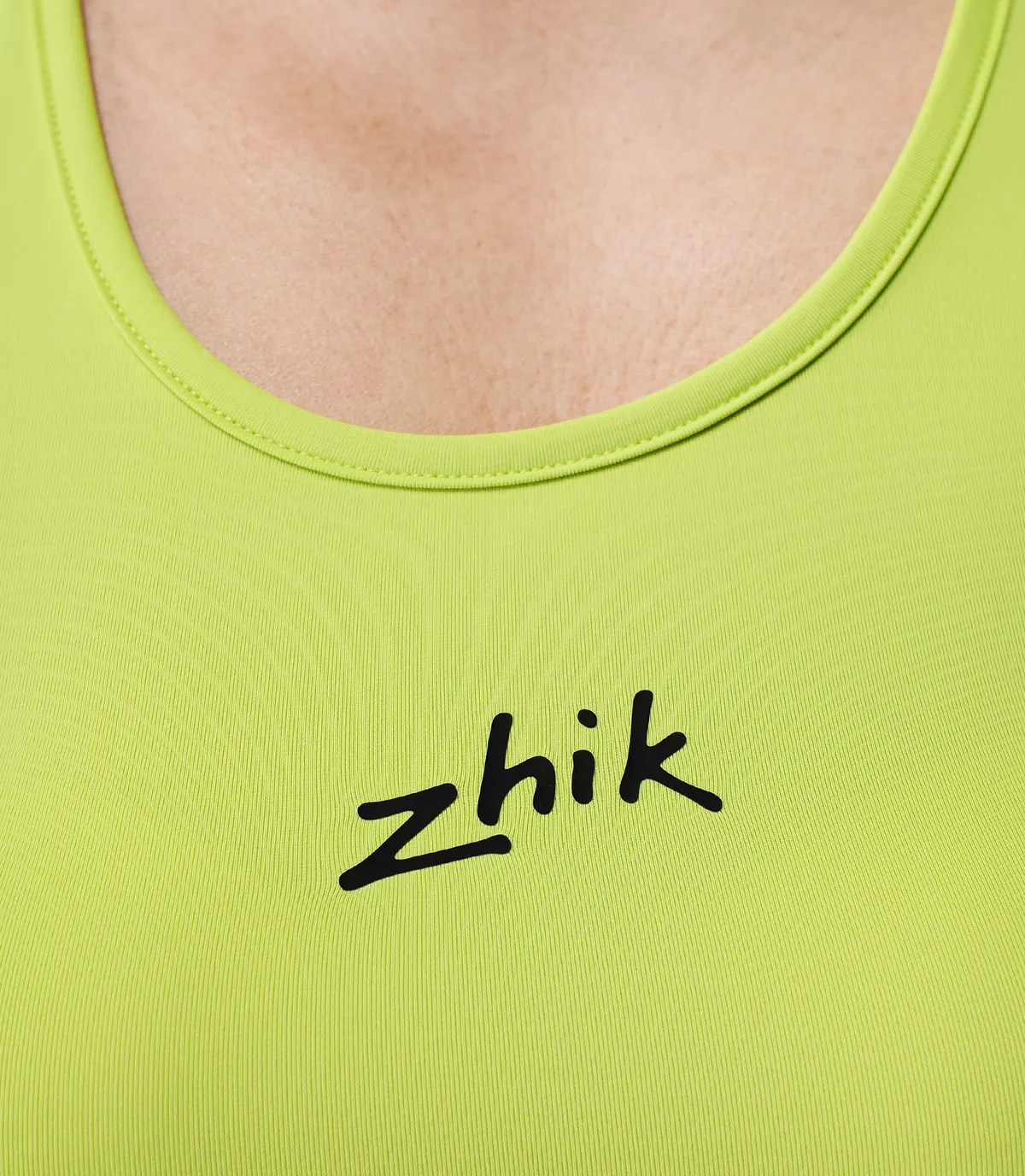 Women's Eco Spandex LT Race Singlet - Lime, image 4