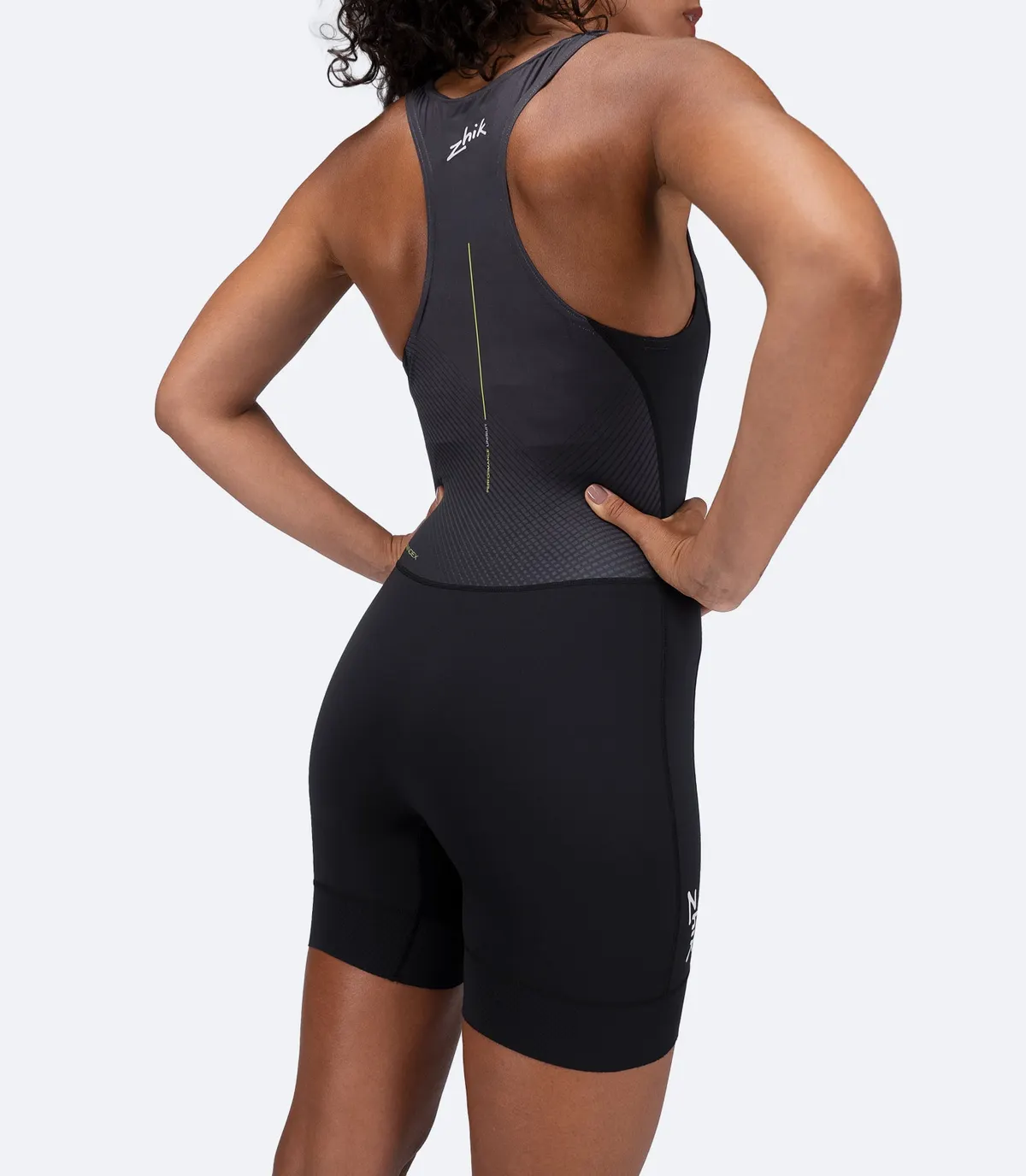 Womens Performance Unisuit - Black, image 3