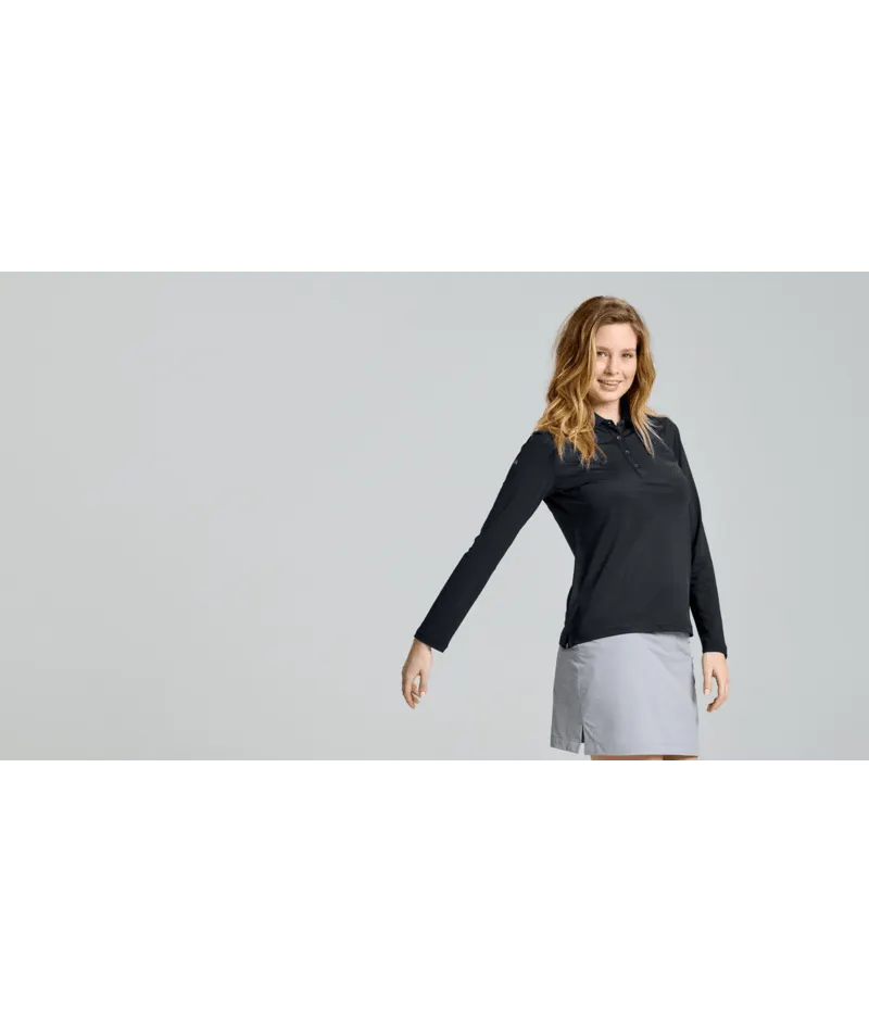 WS TECH PIQUE POLO LS, image 3
