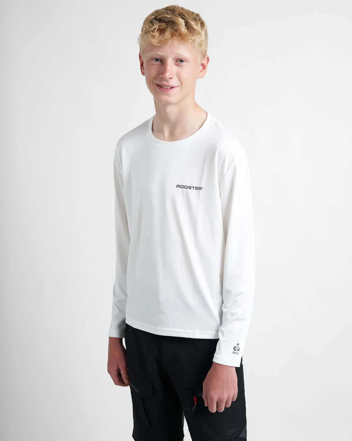 Junior Quick Dry UVF 50+ Tech T-Shirt Long Sleeved, image 8
