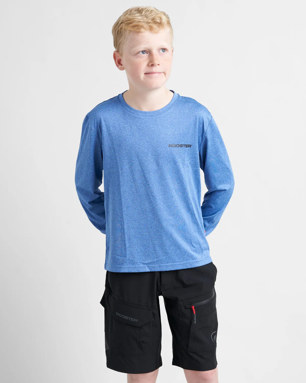 Junior Quick Dry UVF 50+ Tech T-Shirt Long Sleeved - Last Season Colours, image 6