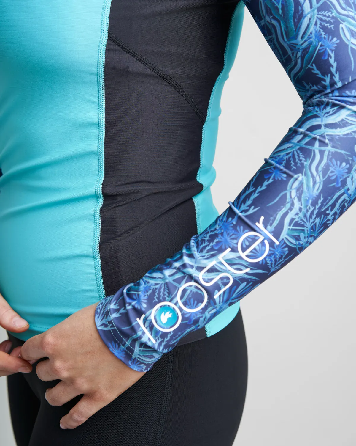 Women's Rash Top-Long Sleeved- SEAGRASS, image 3
