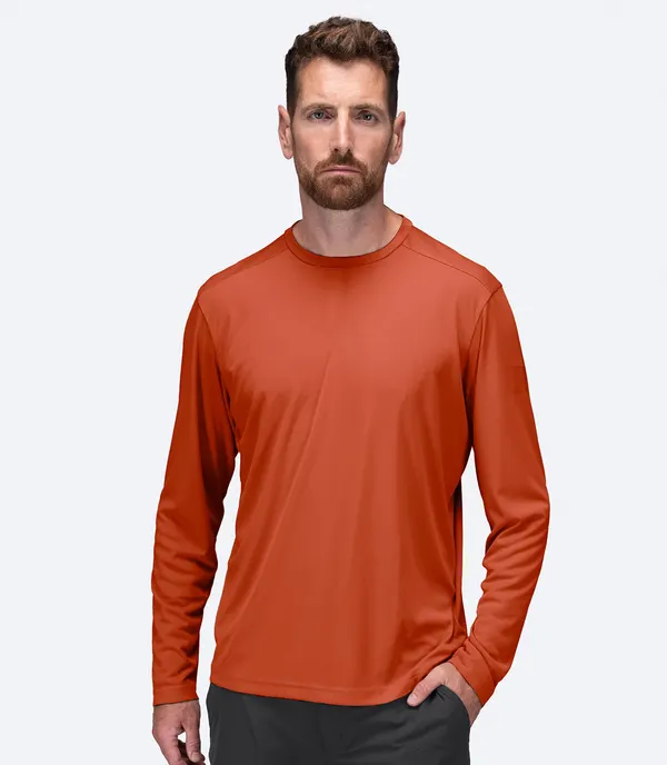 UVActive L/S Tech Top Mens - Red Earth