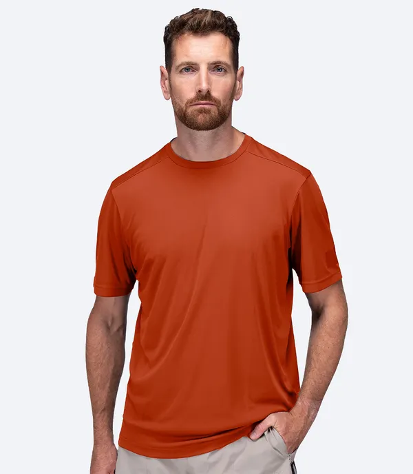 UVActive S/S Tech Tee Mens - Red Earth