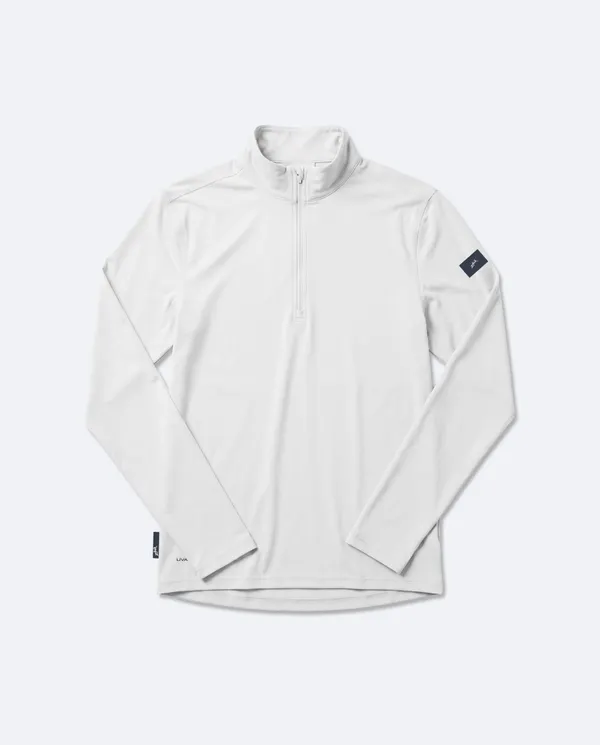 UVActive 1/4 Zip L/S Top - White
