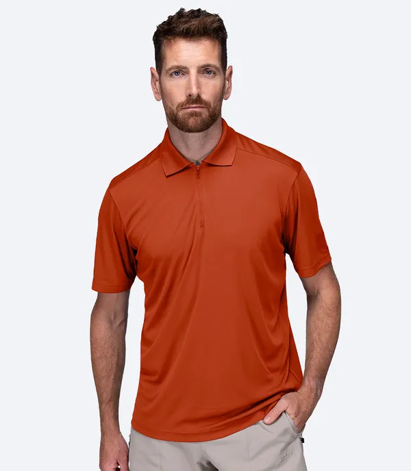 UVActive S/S Polo Mens - Red Earth