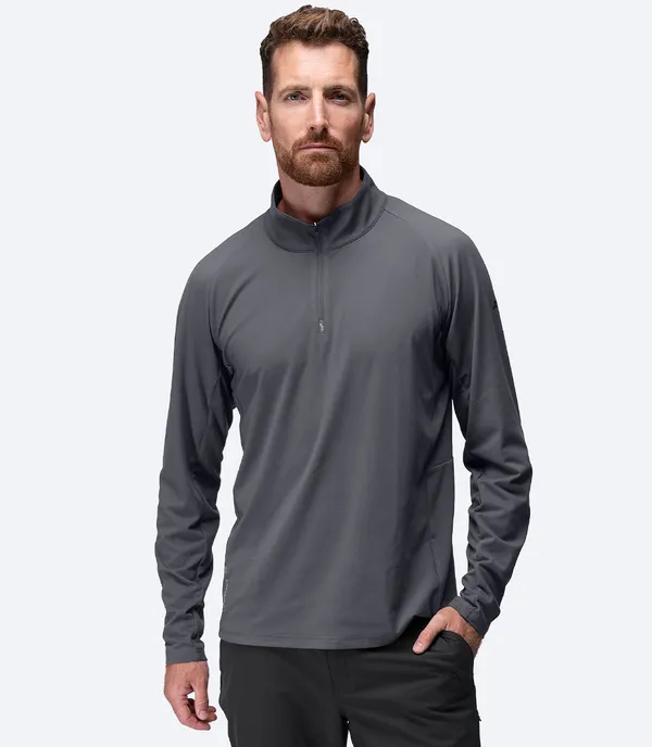 ZhikMotion 1/4 Zip L/S Top Mens - Slate