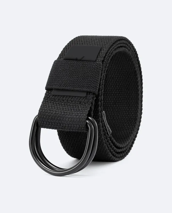 D-Buckle Belt - Black