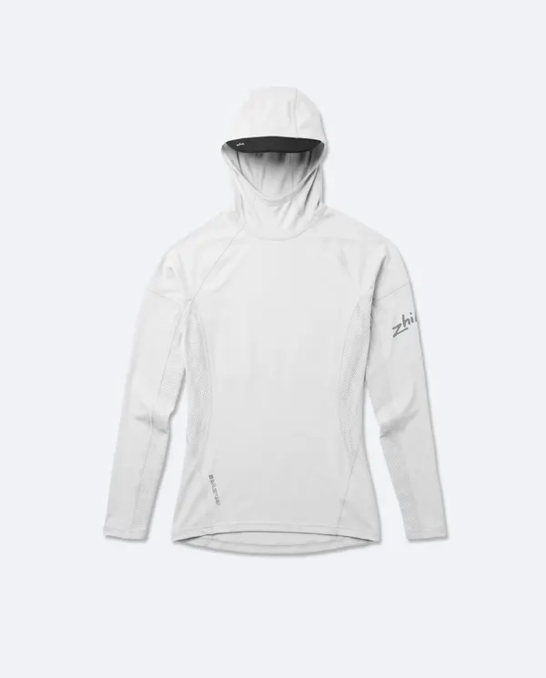 Eco Spandex Hooded Top Womens - White