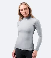 Womens Platinum Eco Spandex Long Sleeve Top
