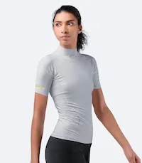 Womens Platinum Eco Spandex Short Sleeve Top