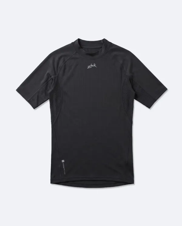 Active Base Layer Top S/S Mens  - Black