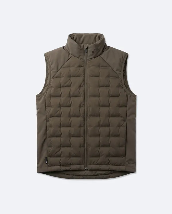 Cell Hybrid Gilet Mens - Major Brown