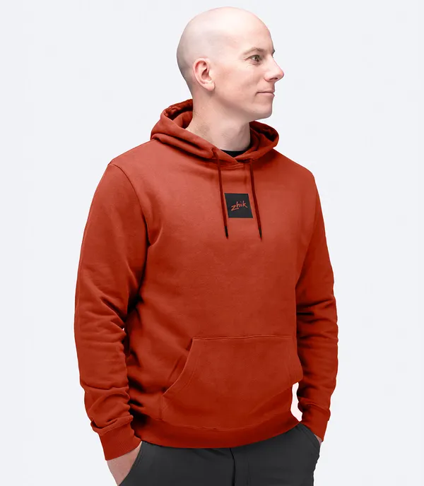 Carbon Hoodie Mens - Red Earth