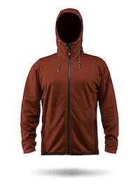 Mens Purrsha Hoodie - Rust