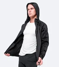 Mens Tech Hoodie - Black