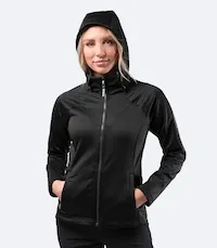 Womens Tech Hoodie - Black