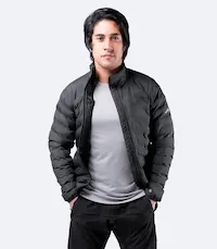 Mens Black Cell Insulated Jacket