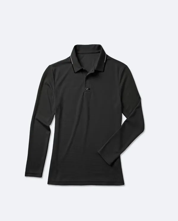 Elite Polo L/S Womens - Black