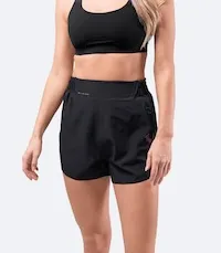 Womens Black Board Shorts