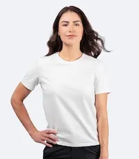 Womens Zhik 3D Logo Tee - White