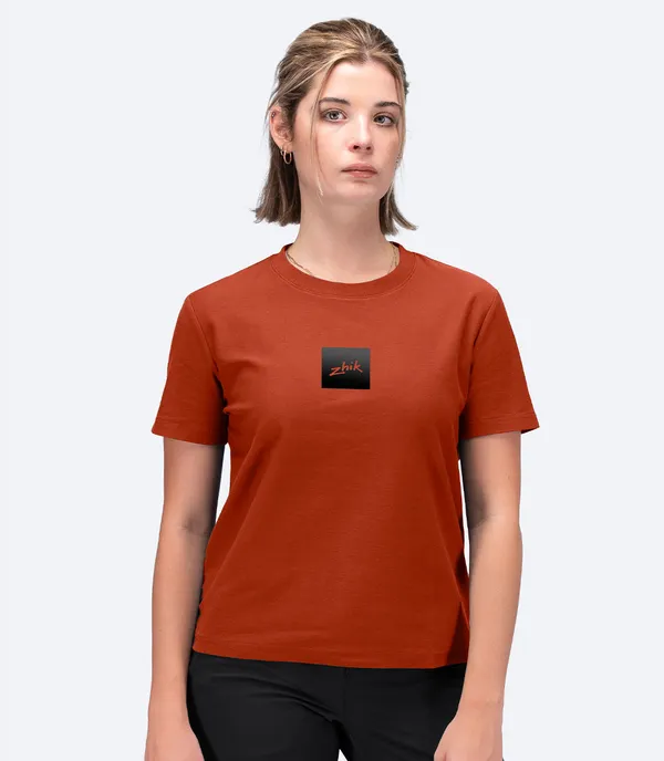 Carbon Tee Womens - Red Earth