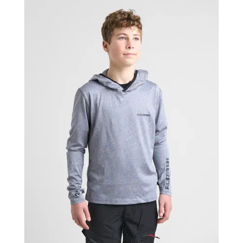 JUNIOR Hooded Quick Dry UVF 50+ Tech T-Shirt Long Sleeved