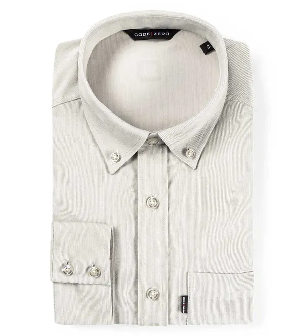 Corduroy Shirt Men Rib