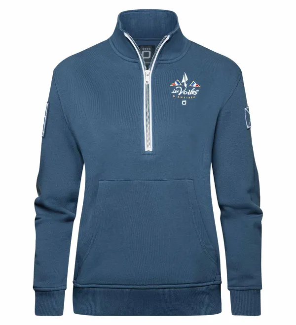 Short-Zip Sweatshirt Women Prestigieux