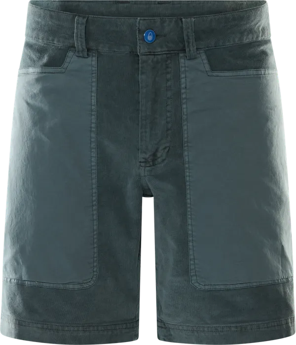BLOCKED CORDUROY SHORTS