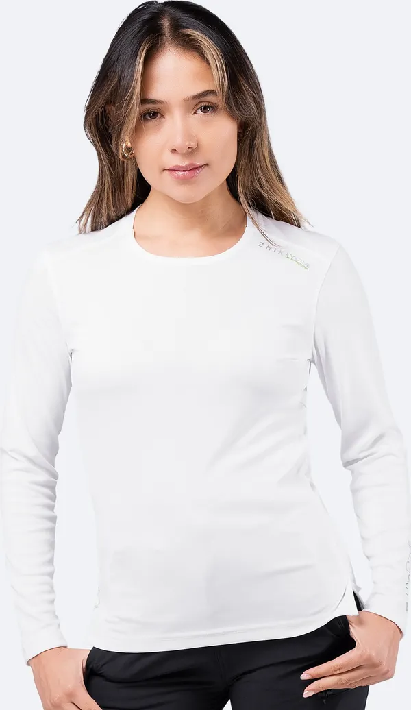 Womens UVActive Long Sleeve Top - White