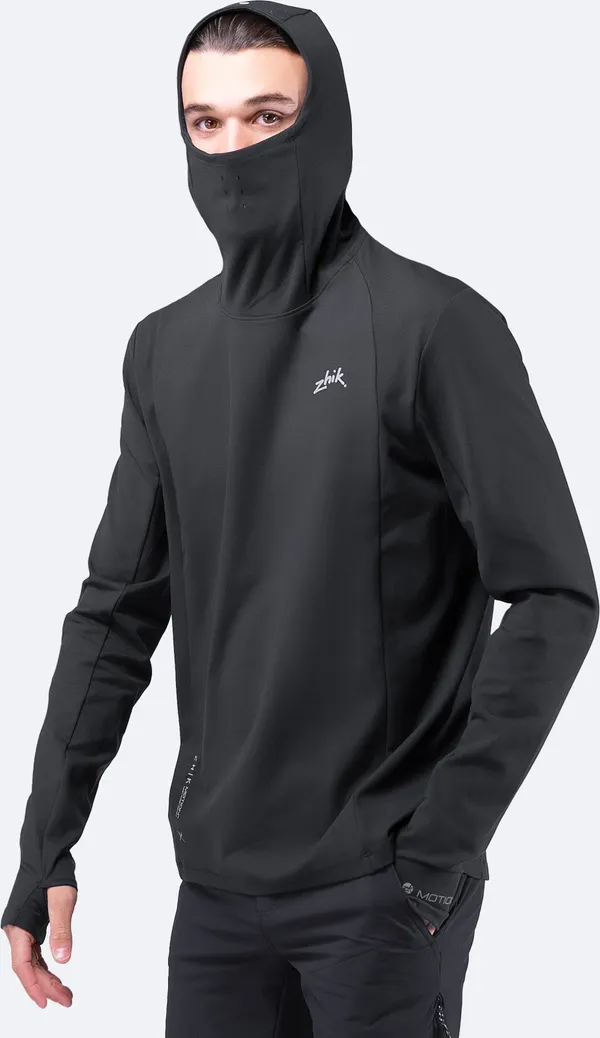 Mens Black ZhikMotion Hooded Top