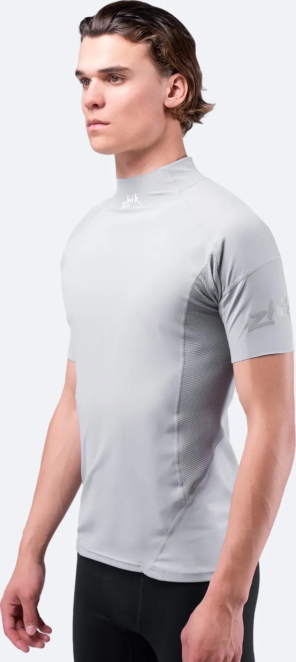 Mens Platinum Eco Spandex Short Sleeve Top