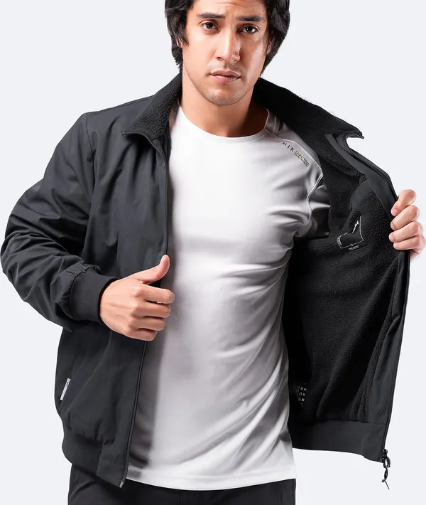 Mens Flight Jacket - Black