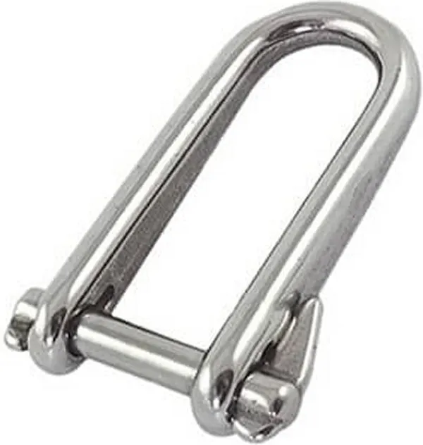 Halyard Shackle with locking pin