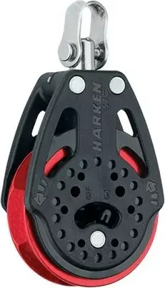 57mm Ratchet Block — Swivel, Red Sheave