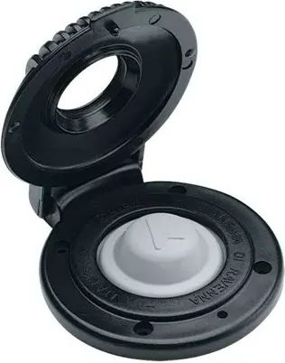 Black Electronic Switch — Single-Function, Guard Top