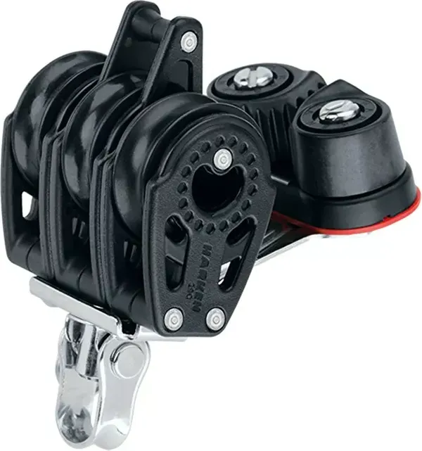 29mm Triple Block — Becket, Cam Cleat