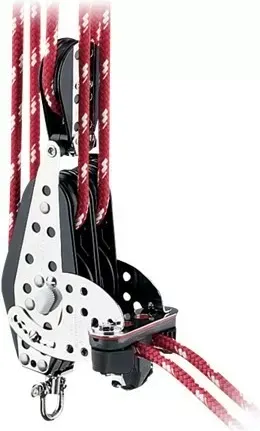 3.00" Double Fiddle Hexaratchet® Block — Swivel, Becket, Ca…