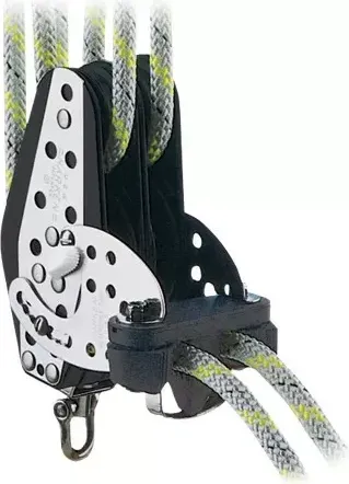 3.00" Double Fiddle Hexaratchet® Block — Swivel, Standup Ba…