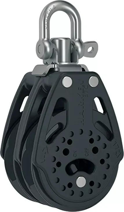 57 mm Double Ratchet Block — Swivel