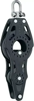 57mm Fiddle Block — Swivel, Becket
